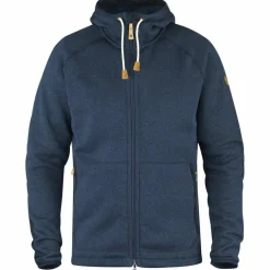 Fjällräven Övik Hoodie fleece vest heren navy