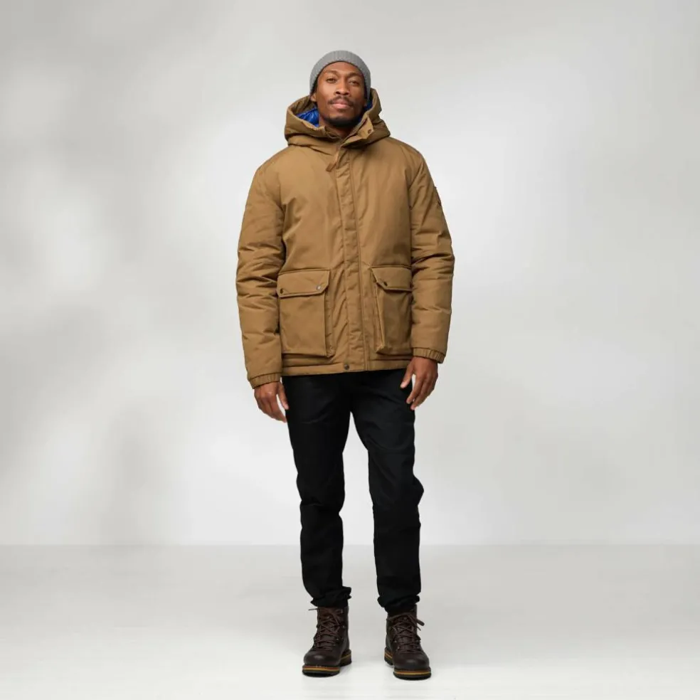Fjällräven Övik Padded outdoor jack heren wood brown