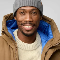 Fjällräven Övik Padded outdoor jack heren wood brown