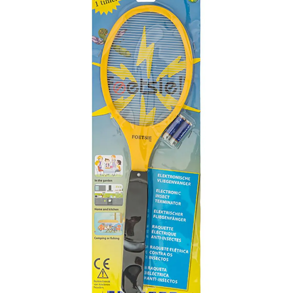 Foetsie Elektrische vliegenmepper yellow