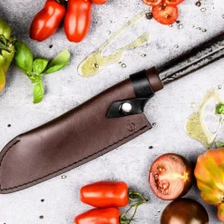 Forged Lederen beschermhoes santokumes 18 cm