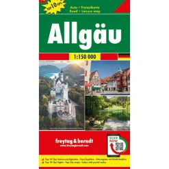 Freytag & Berndt Allgäu vrijetijds- en wegenkaart