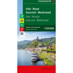 Freytag & Berndt Eifel Moezel Hunsrück Westerwald vrijetijds- en wegenkaart