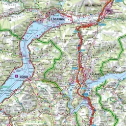Freytag & Berndt Lombardije Milaan Brescia Italiaanse Meren vrijetijds- en wegenkaart