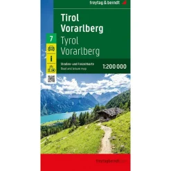 Freytag & Berndt  Tirol Vorarlberg vrijetijds- en wegenkaart