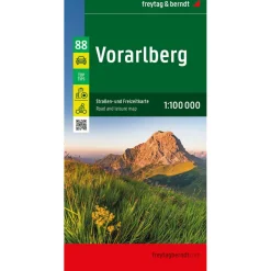 Freytag & Berndt  Voralberg wegenkaart