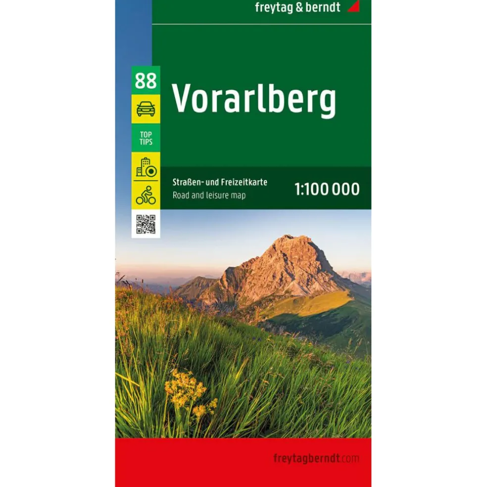 Freytag & Berndt Voralberg wegenkaart