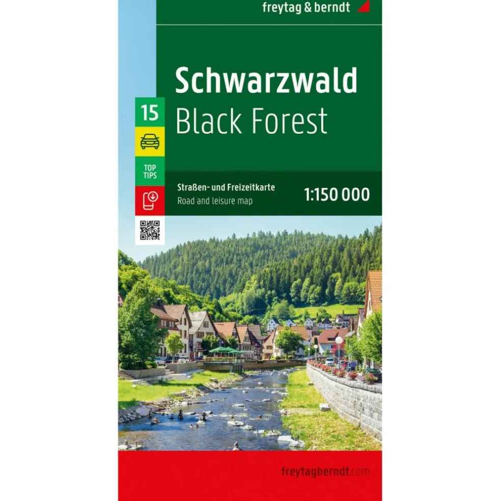 Freytag & Berndt Zwarte Woud vrijetijds- en wegenkaart