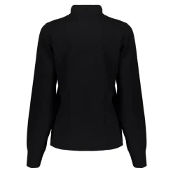 Geisha 42550-21 Solid Jacquard sweater dames black