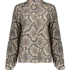 Geisha blouse dames black sand