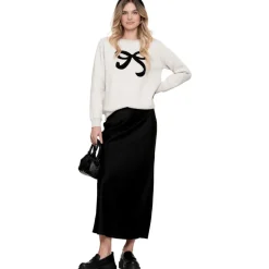 Geisha sweater dames beige melange black