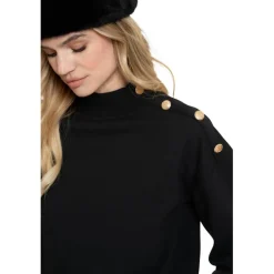 Geisha sweater dames black
