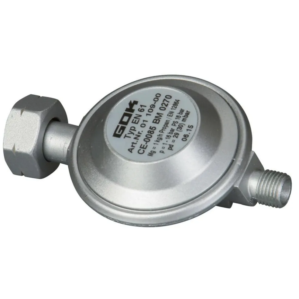 GOK Gasdrukregelaar universeel 30 mbar 1/4L