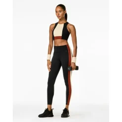 Goldbergh Facade sport bh dames black champagne