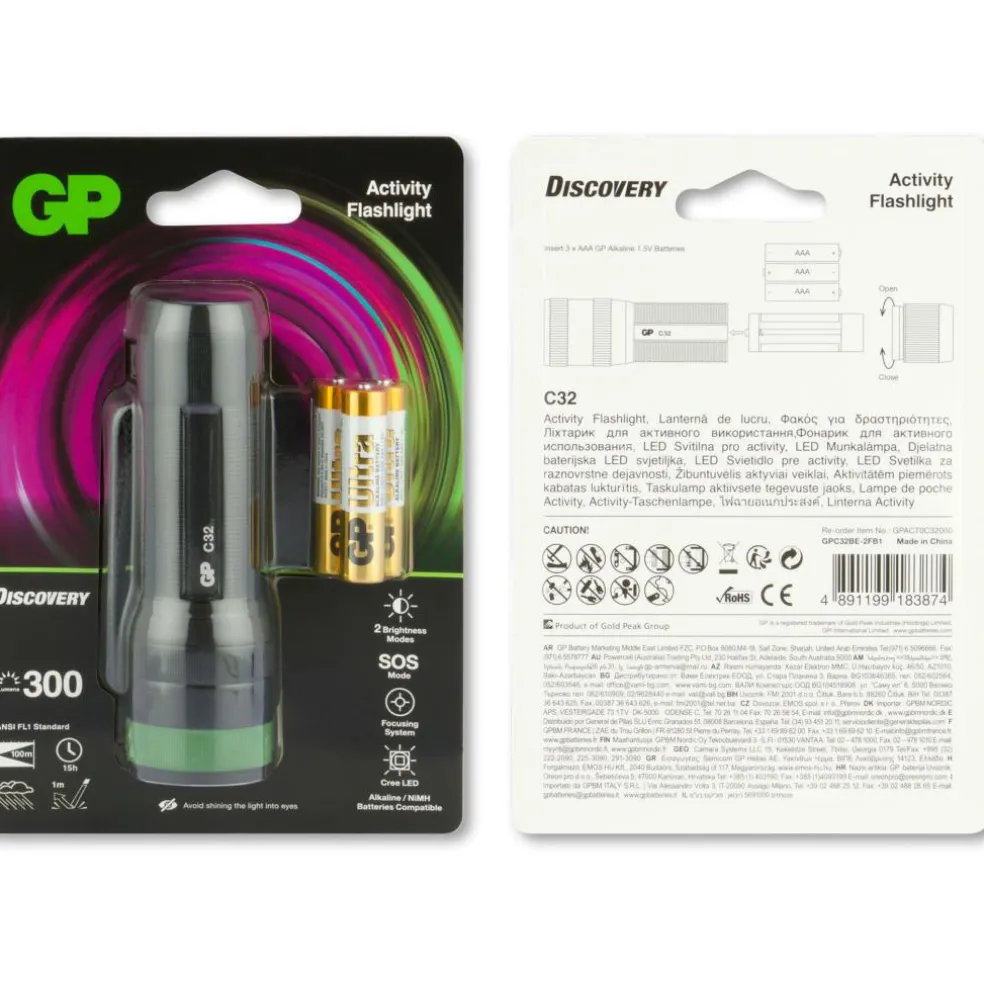 GP Batteries C32 300L zaklamp