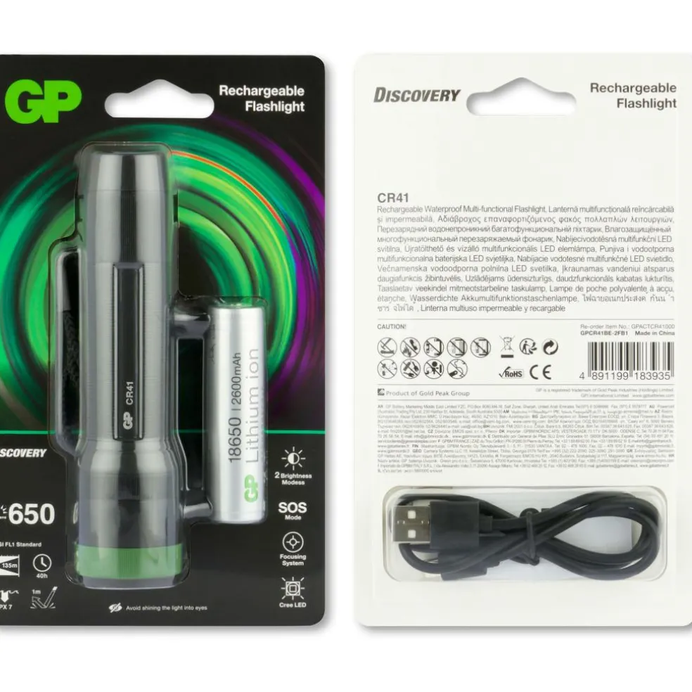 GP Batteries CR41 650L zaklamp