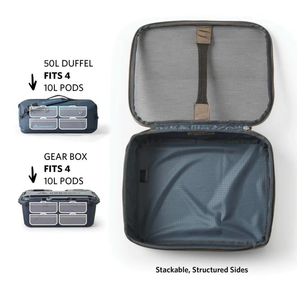 Gregory Alpaca Gear Pod opbergbox 10 liter slate blue