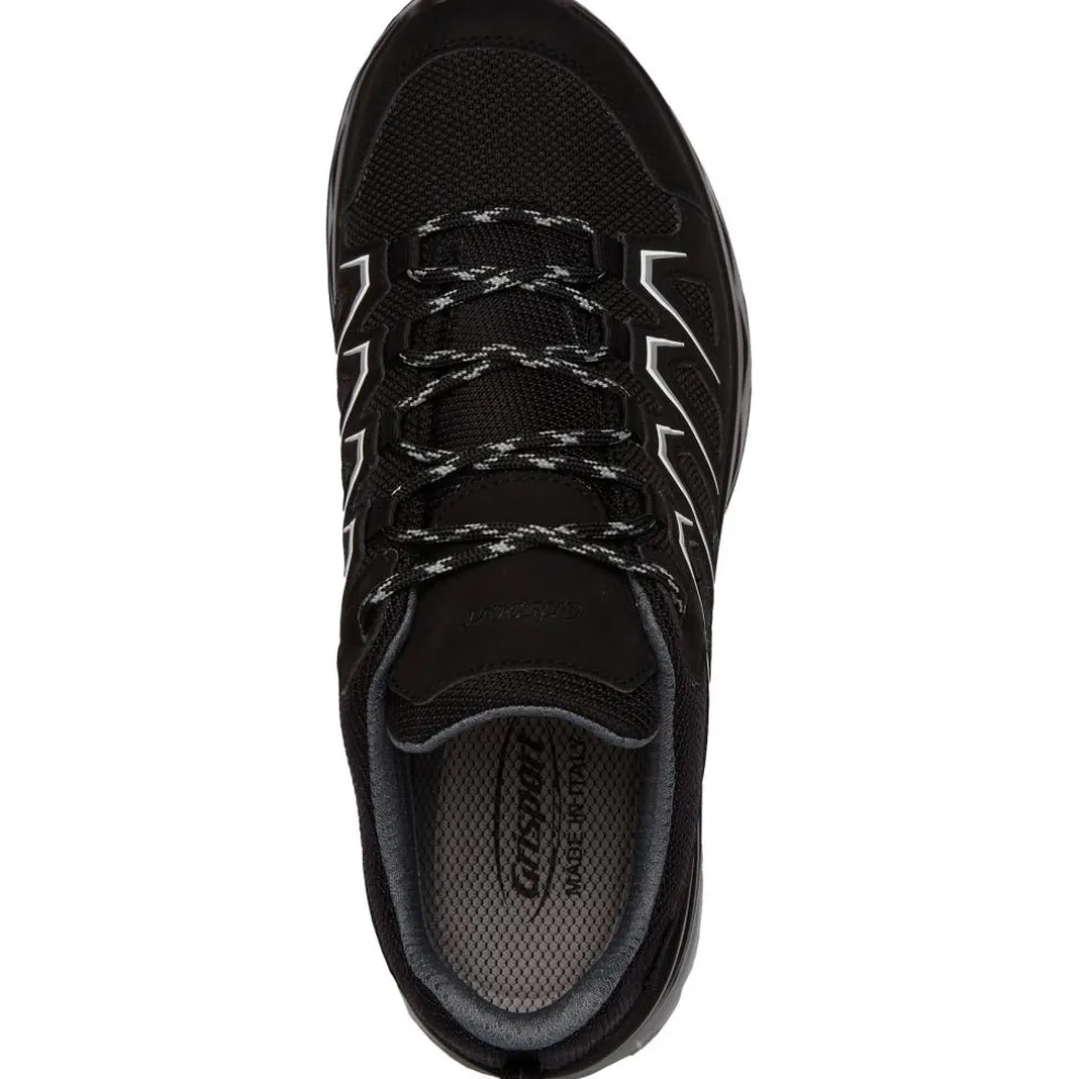 Grisport Wega Lo wandelschoenen heren black