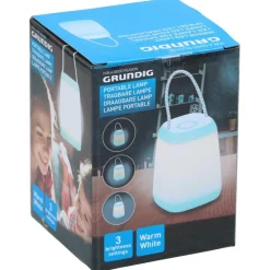 Grundig 871125217625 Draagbare tafellamp wit