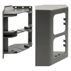 Haba C-line afdekraam hoekmodel 2-voudig donkergrijs