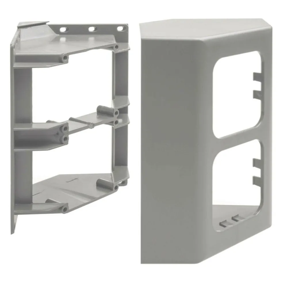 Haba C-line afdekraam hoekmodel 2-voudig lichtgrijs