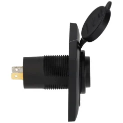 Haba C-line Power Line 2x USB-C PD 36W lader  wandcontactdoos met klep black