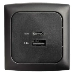 Haba C-line USB A-C contactdoos