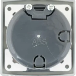 Haba C-line 12V USB contactdoos zilver