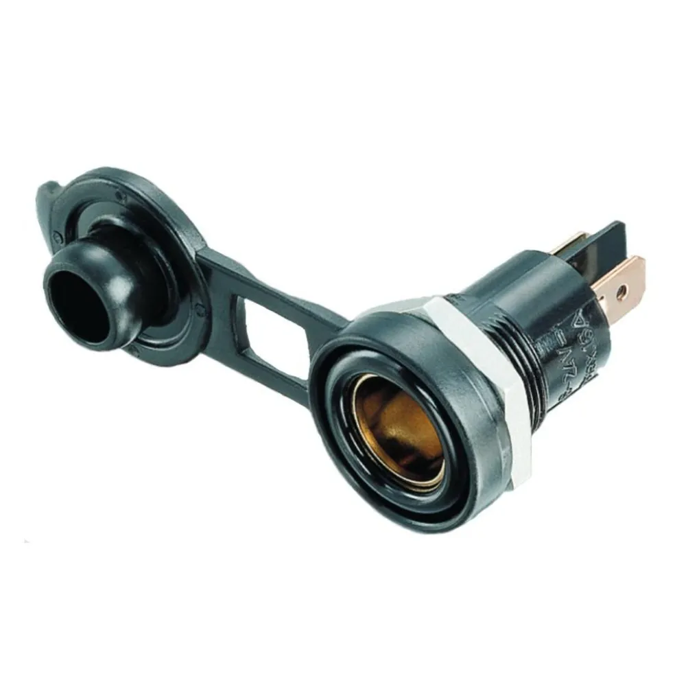 Haba inbouwcontact met deksel 12v