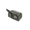 Haba Powerline dubbele opbouw USB lader + voltmeter