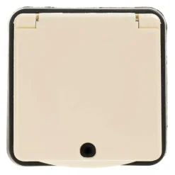 Haba wandcontactdoos 230 volt beige