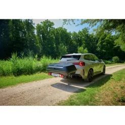 Hapro Boxer 420 L bagagebox hexagon black inclusief platform