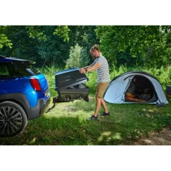 Hapro Boxer 420 L bagagebox hexagon black inclusief platform