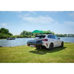 Hapro Boxer 420 L bagagebox hexagon black inclusief platform