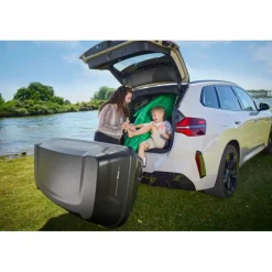 Hapro Boxer 420 L bagagebox hexagon black inclusief platform