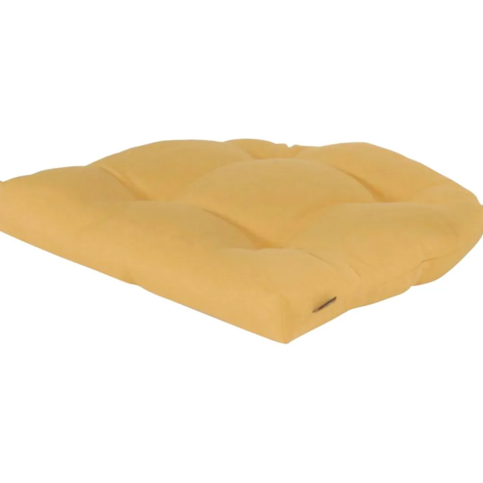 Hartman Rotan zitkussen 46 x 46 x 5 cuba yellow