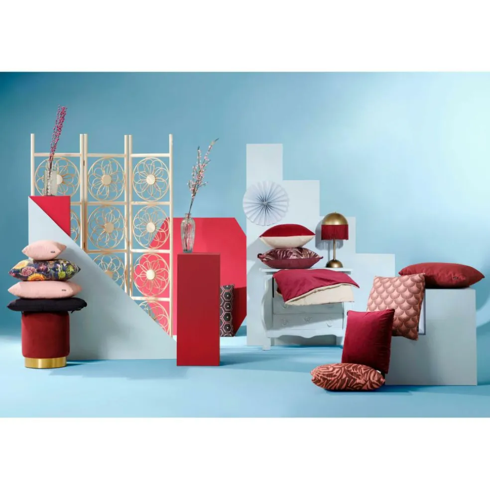 Hartman Sierkussen 45 x 45 jolie cassis