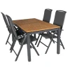 Hartman Sonata 160 Capri 4 verstelbaar tuinset xerix teak  anthracite