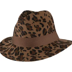 Hatland Cathy hoed dames leopard