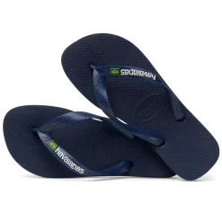 Havaianas Brasil Logo slippers junior navy blue