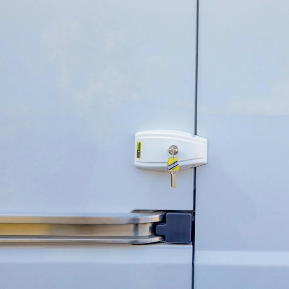 HEOSolution HEOSafe Van Security veiligheidsslot wit per 2 stuks