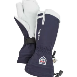 Hestra Army Leather Heli Ski lobster handschoenen marine