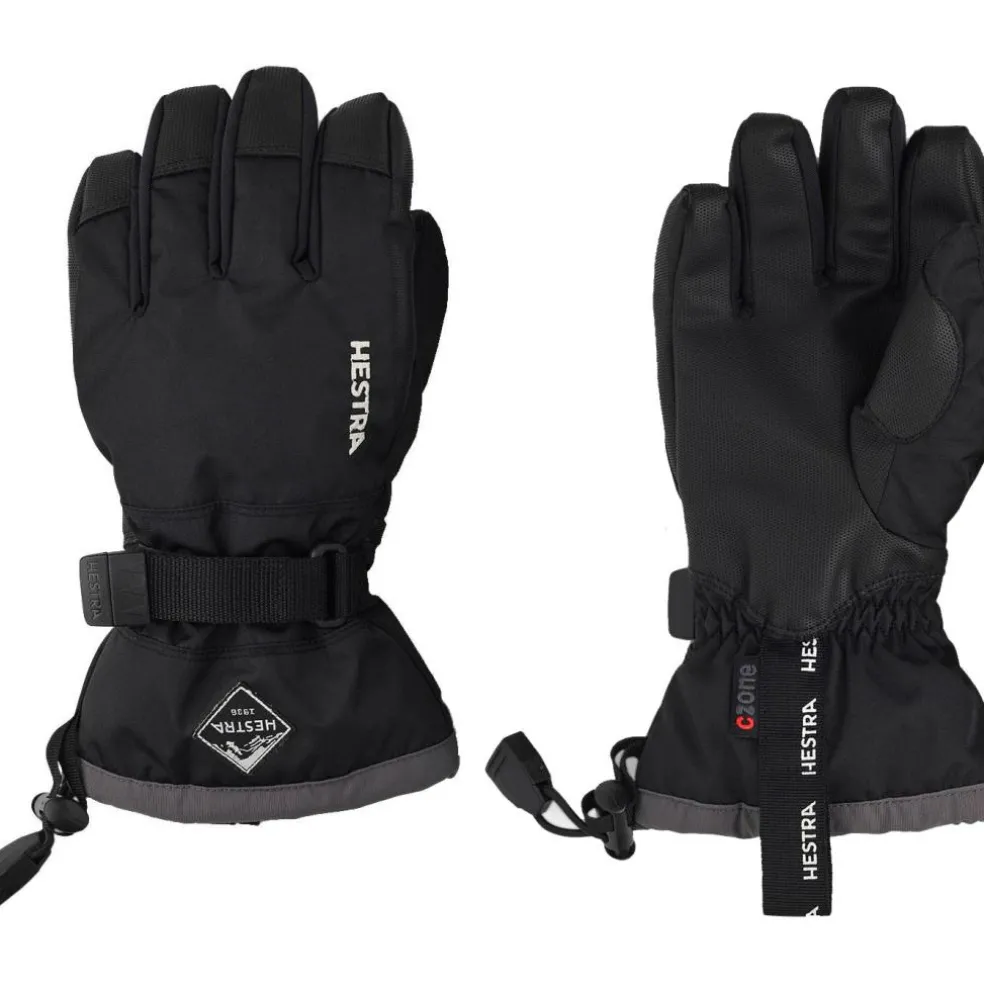 Hestra Gauntlet CZone handschoenen junior black graphite
