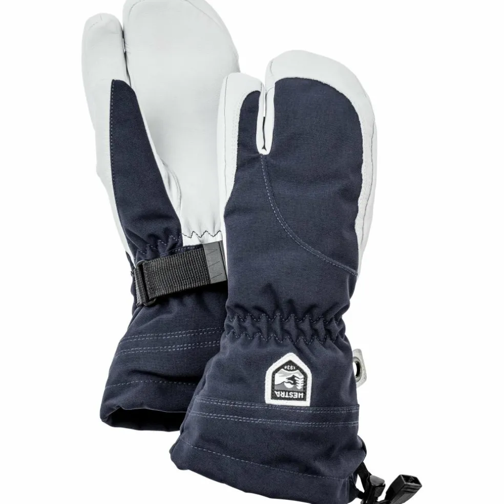 Hestra Heli Ski lobster handschoenen dames marin off white