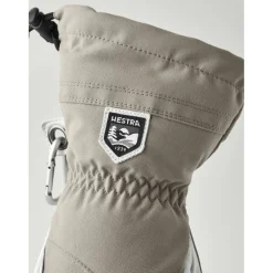 Hestra Heli Ski Lobster handschoenen dames khaki offwhite