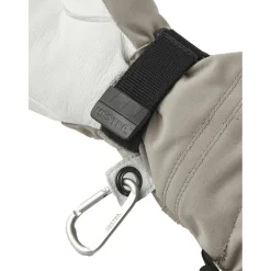 Hestra Heli Ski Lobster handschoenen dames khaki offwhite