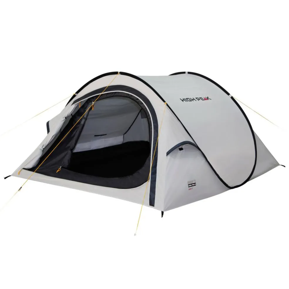 High Peak Boston 2 pop up tent dark grey