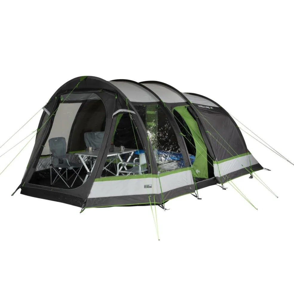 High Peak Bozen 5.0 tunneltent grey