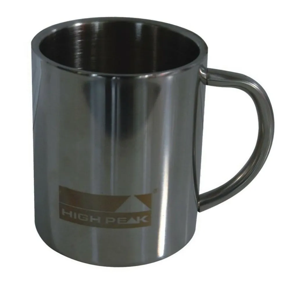 High Peak Dubbelwandige mok 300 ml zwart