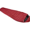 High Peak  Redwood 3 mummy slaapzak dark red grey